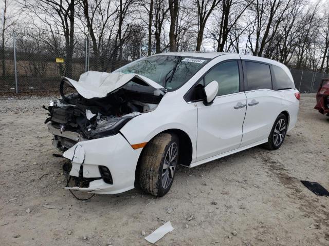 Lot #2473289223 2021 HONDA ODYSSEY TO salvage car