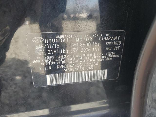2016 HYUNDAI ELANTRA SE - KMHDH4AE5GU512234