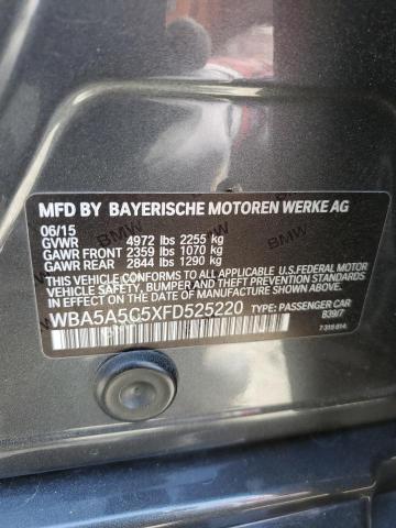 2015 BMW 528 I WBA5A5C5XFD525220