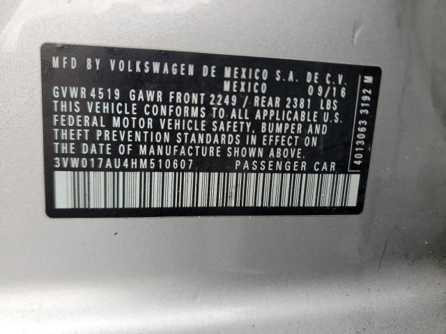 2017 VOLKSWAGEN GOLF SPORT - 3VW017AU4HM510607