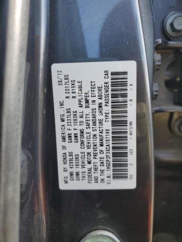 2012 Honda Accord Lx VIN: 1HGCP2F3XCA197149 Lot: 45740684