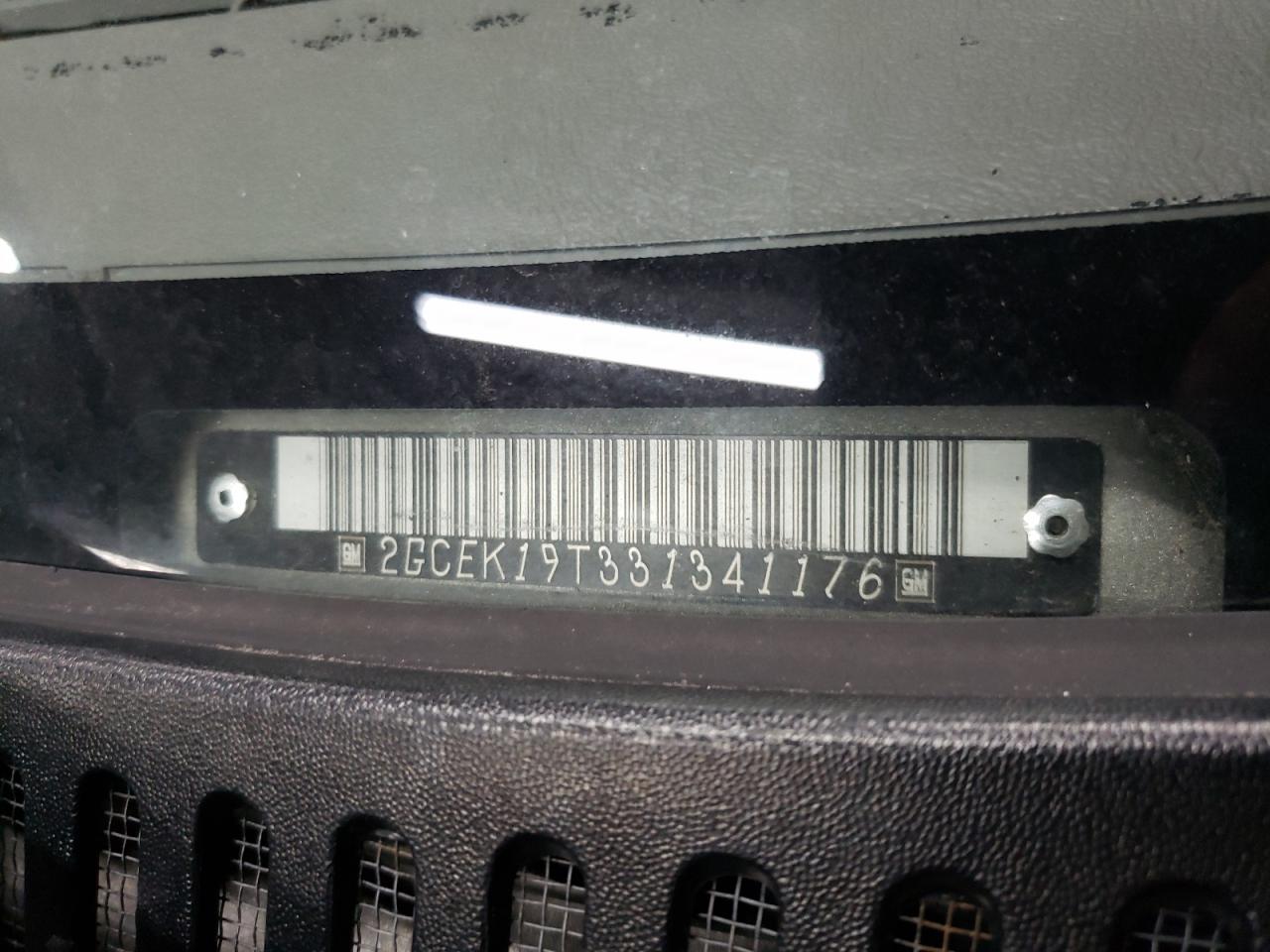 2GCEK19T331341176 2003 Chevrolet Silverado K1500