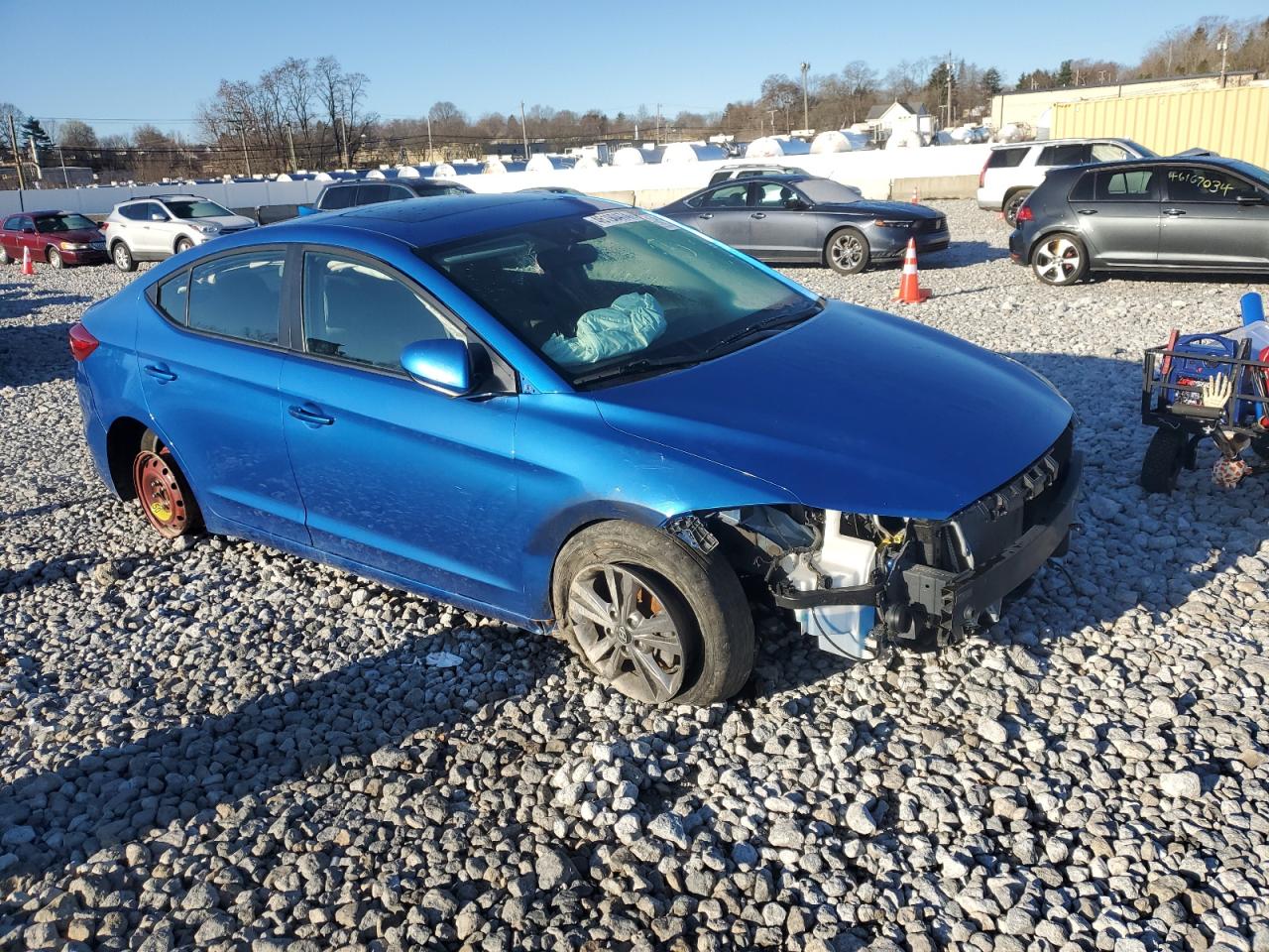 2018 Hyundai Elantra Sel vin: KMHD84LF3JU606657