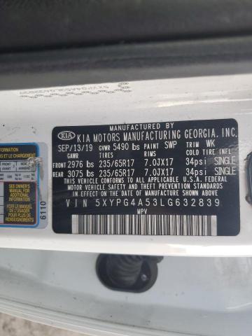 2020 KIA SORENTO S - 5XYPG4A53LG632839