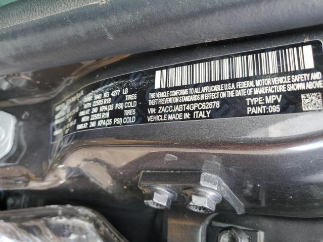 2016 JEEP RENEGADE ZACCJABT4GPC62678