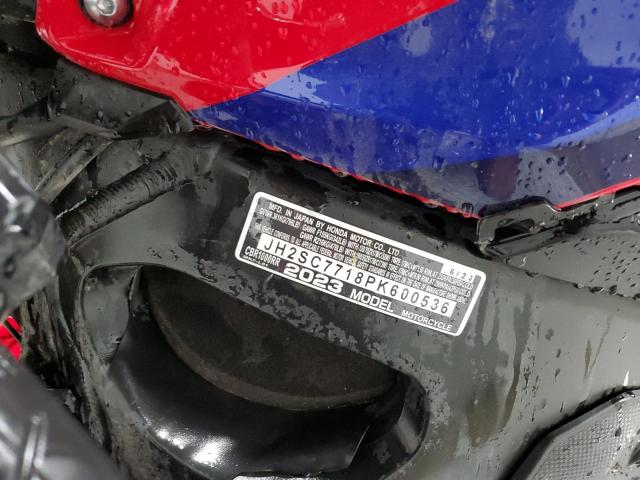 2023 HONDA CBR1000 RR JH2SC7718PK600536