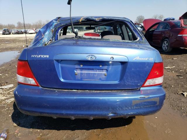 2002 Hyundai Accent Gs VIN: KMHCG35C32U166047 Lot: 45519394