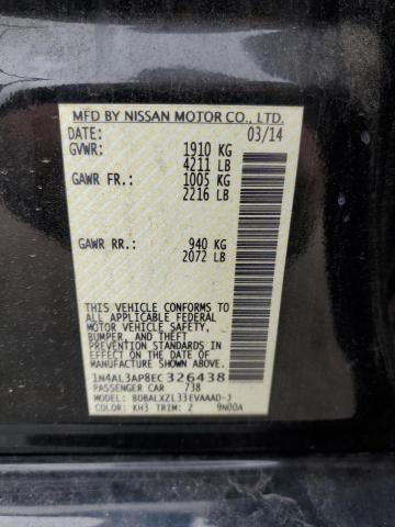 2014 Nissan Altima 2.5 VIN: 1N4AL3AP8EC326438 Lot: 47868164