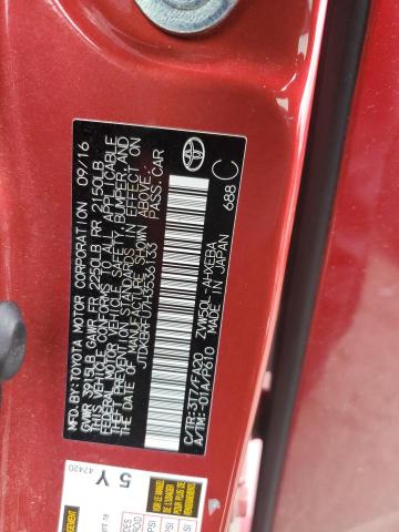 2017 TOYOTA PRIUS C FO - JTDKBRFU7H3536133