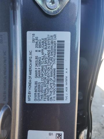 2018 HONDA ACCORD EXL - 1HGCV2F50JA044946