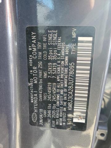 2018 HYUNDAI TUCSON VAL - KM8J3CA28JU778095