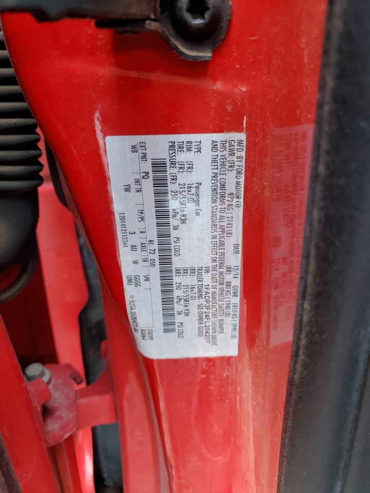 1FADP3F24FL204207 2015 Ford Focus Se