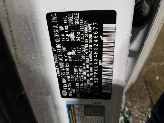 2017 KIA SORENTO LX - 5XYPGDA34HG246677