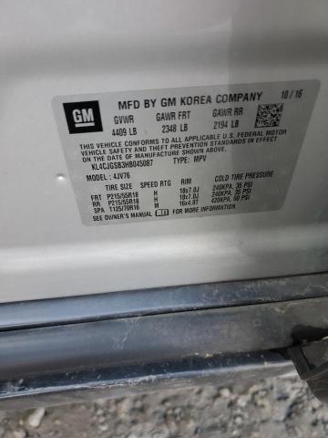 2017 BUICK ENCORE ESS - KL4CJGSB3HB045087