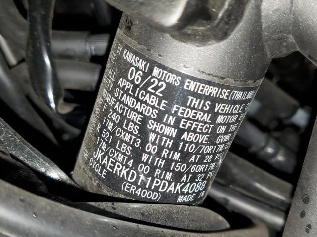 2023 KAWASAKI Z400 JKAERKD11PDAK4088