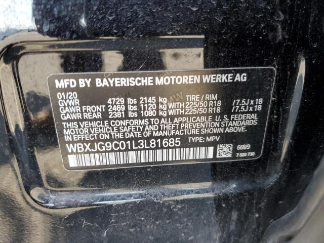 WBXJG9C01L3L81685 BMW X1 XDRIVE2 12