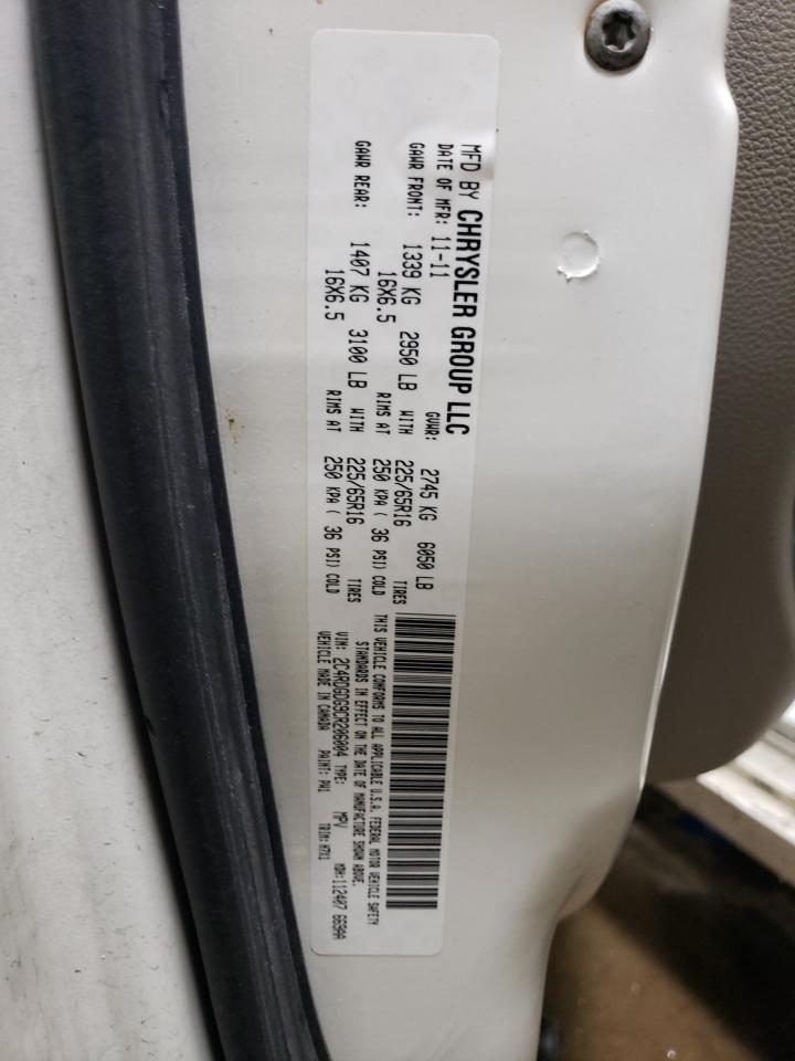 2C4RDGDG9CR206004 2012 Dodge Grand Caravan Crew