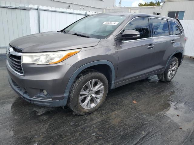 VIN 5TDZKRFH4ES004611 2014 Toyota Highlander, LE no.1