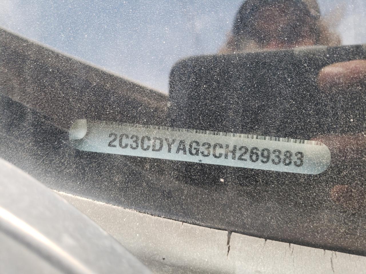 2C3CDYAG3CH269383 2012 Dodge Challenger Sxt