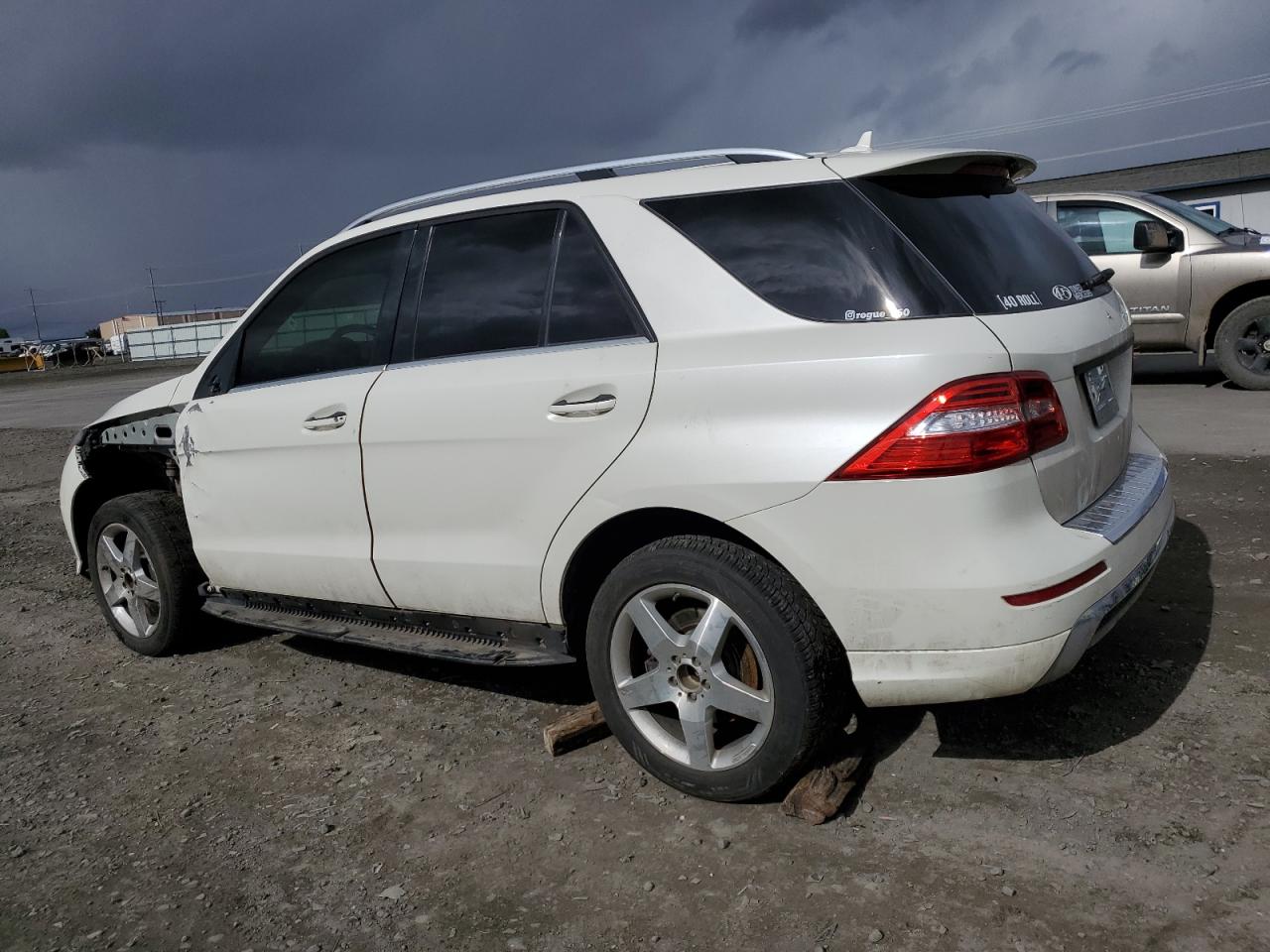 MERCEDES-BENZ ML 550 4MA 2013 white  gas 4JGDA7DBXDA151961 photo #3