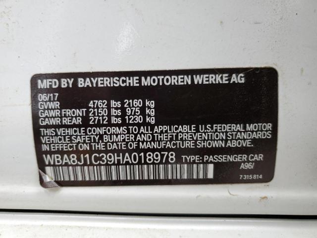 VIN WBA8J1C39HA018978 2017 BMW 3 Series, 328 D Xdrive no.12