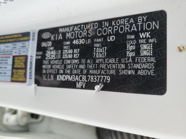 2020 KIA SPORTAGE L - KNDPM3AC8L7837779
