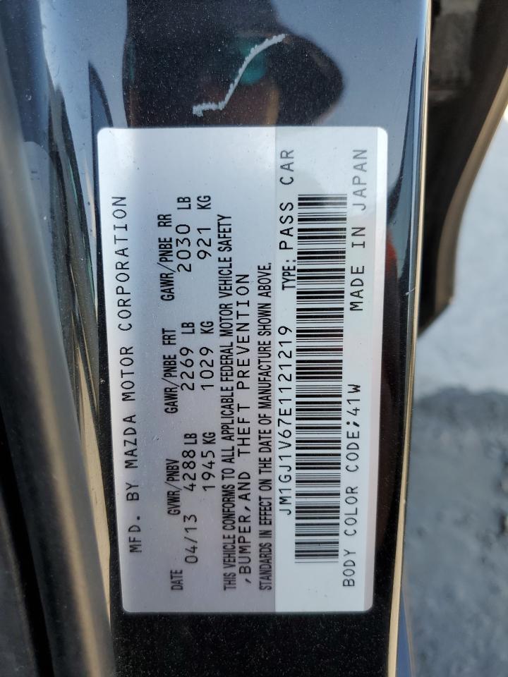 JM1GJ1V67E1121219 2014 Mazda 6 Touring