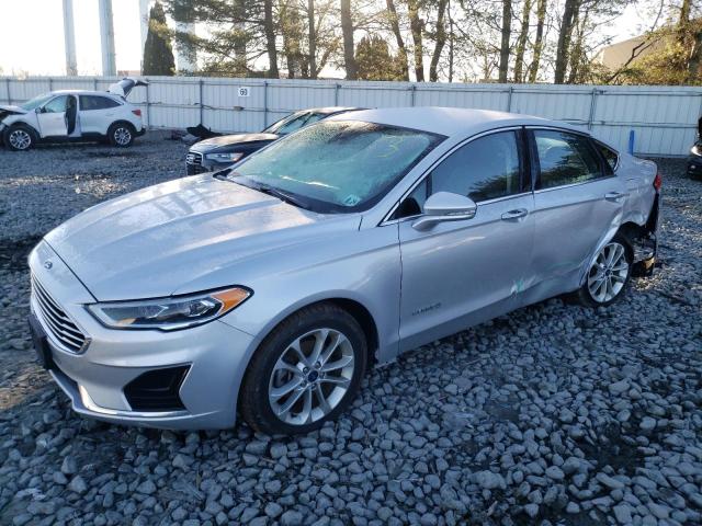 Lot #2461984155 2019 FORD FUSION SEL salvage car