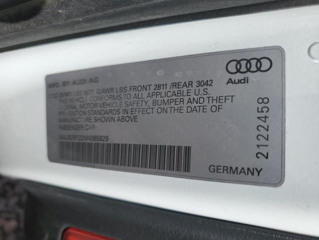 2022 AUDI A6 ALLROAD WAU92BF22NN065929