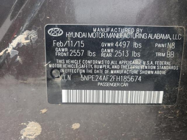 2015 HYUNDAI SONATA SE - 5NPE24AF2FH185674