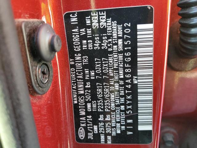 2015 KIA SORENTO LX - 5XYKT4A68FG615702