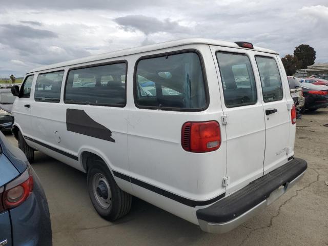 DODGE RAM WAGON 2002 white sports v gas 2B5WB35Z02K116869 photo #3