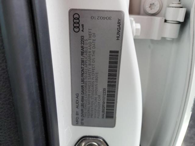 2017 AUDI A3 PREMIUM - WAUB8GFF4H1012239