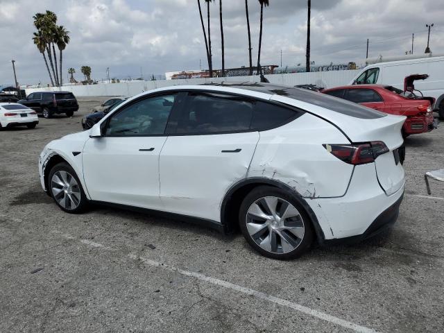 TESLA MODEL Y 2021 white  electric 5YJYGDEE7MF276645 photo #3
