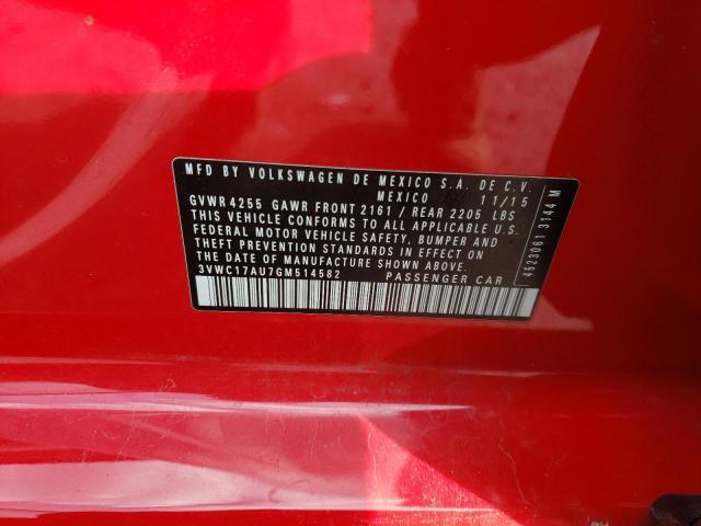 2016 VOLKSWAGEN GOLF SPORT - 3VWC17AU7GM514582