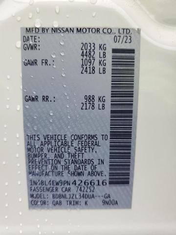 2023 NISSAN ALTIMA SL - 1N4BL4EW9PN426616