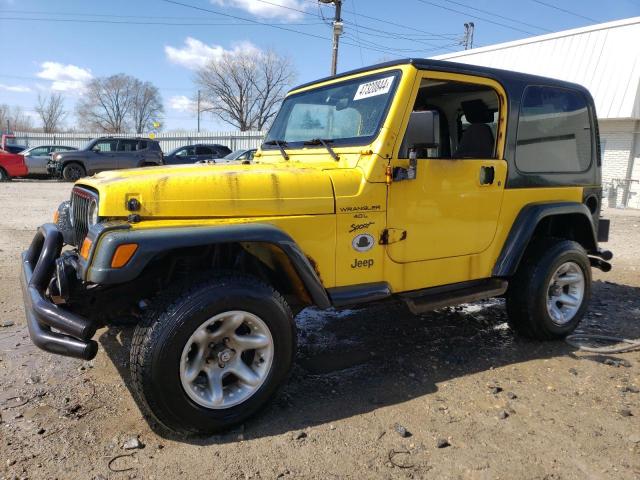 Lot #2408600835 2000 JEEP WRANGLER / salvage car