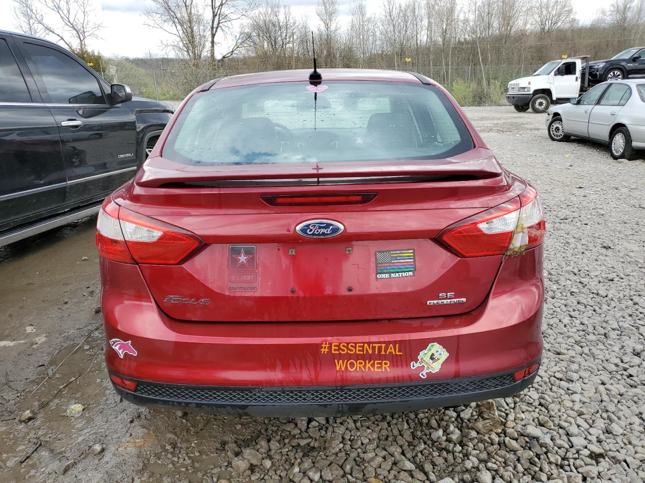 2014 Ford Focus Se vin: 1FADP3F29EL216156