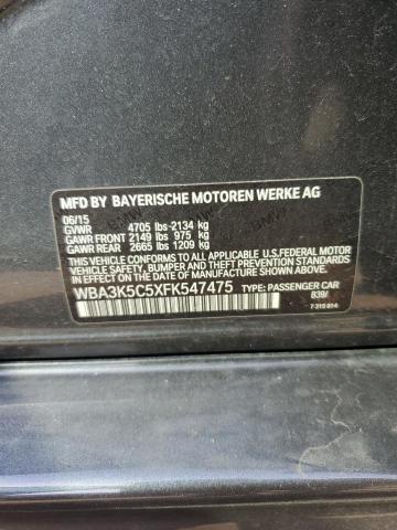 2015 BMW 328 D XDRI - WBA3K5C5XFK547475