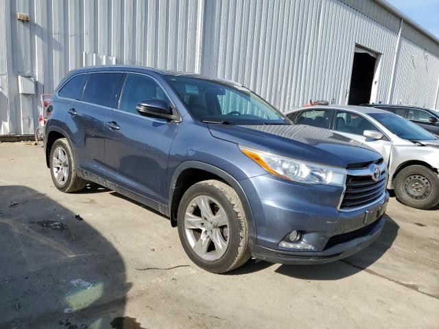 VIN 5TDDKRFH4ES032077 2014 Toyota Highlander, Limited no.4