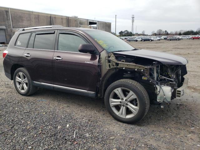 VIN 5TDDK3EH7DS241892 2013 Toyota Highlander, Limited no.4