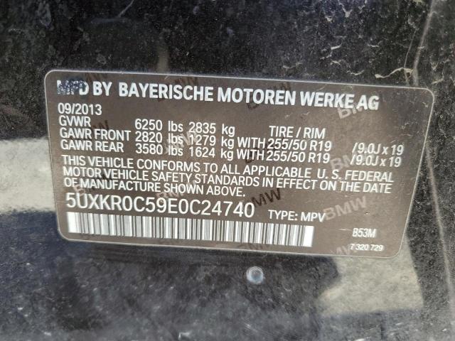 VIN 5UXKR0C59E0C24740 2014 BMW X5, Xdrive35I no.13