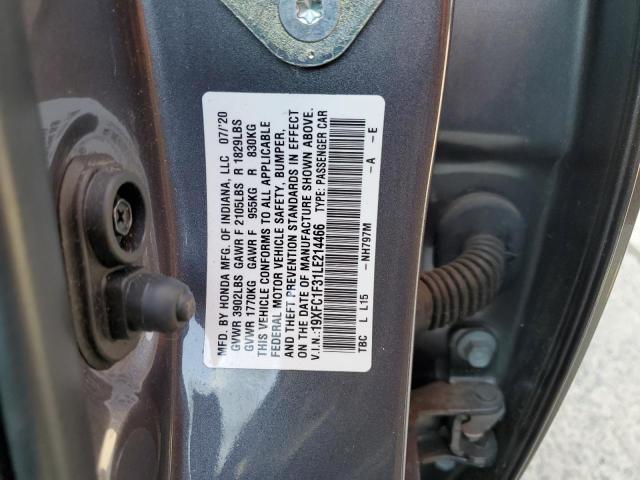 2020 HONDA CIVIC EX - 19XFC1F31LE214466