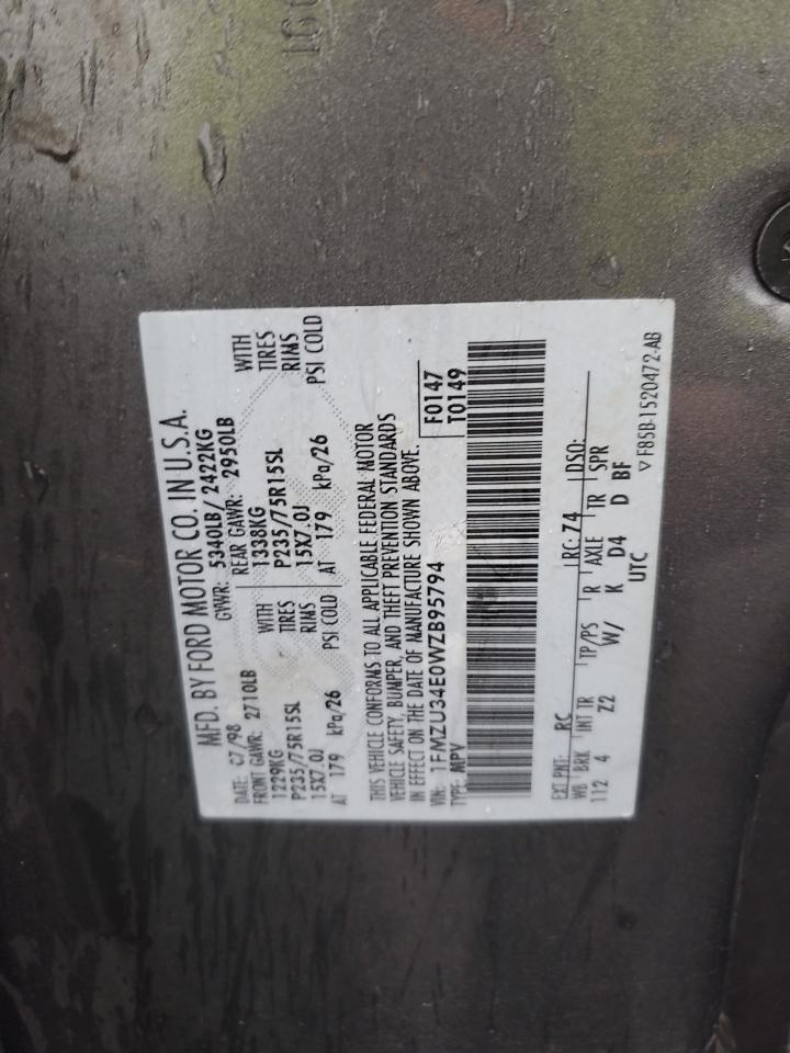 1FMZU34E0WZB95794 1998 Ford Explorer