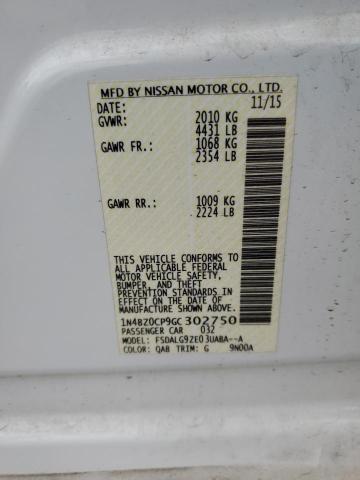 2016 Nissan Leaf Sv VIN: 1N4BZ0CP9GC302750 Lot: 48129584