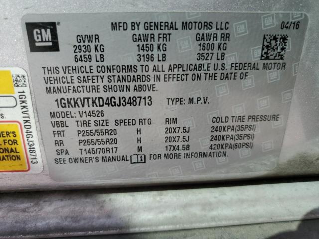 2016 GMC ACADIA DEN - 1GKKVTKD4GJ348713