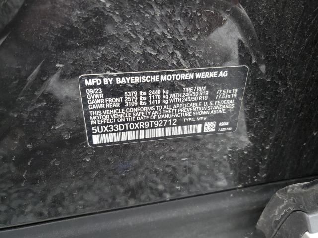 2024 BMW X4 XDRIVE 5UX33DT0XR9T92712