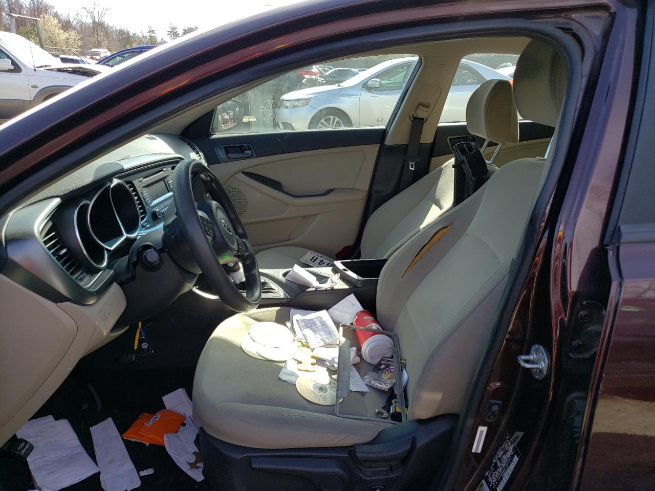 5XXGM4A74EG317761 2014 Kia Optima Lx