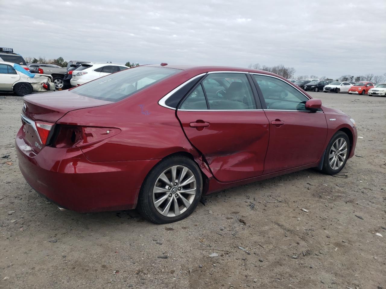 Lot #2838335289 2017 TOYOTA CAMRY HYBR