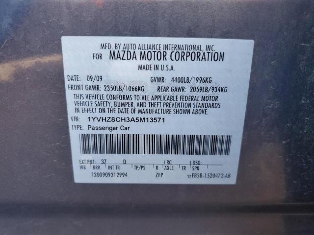 2010 Mazda 6 I VIN: 1YVHZ8CH3A5M13571 Lot: 45517204